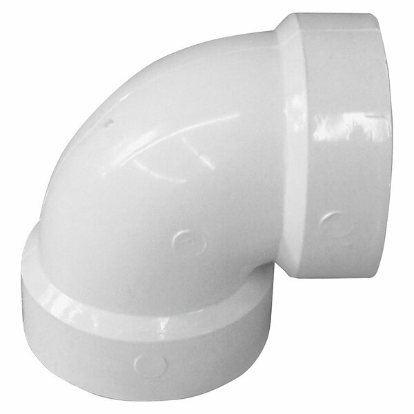 Genova Products Ells 3 in. 90* Pvc Dwv Vent PVC 00331  1000HA